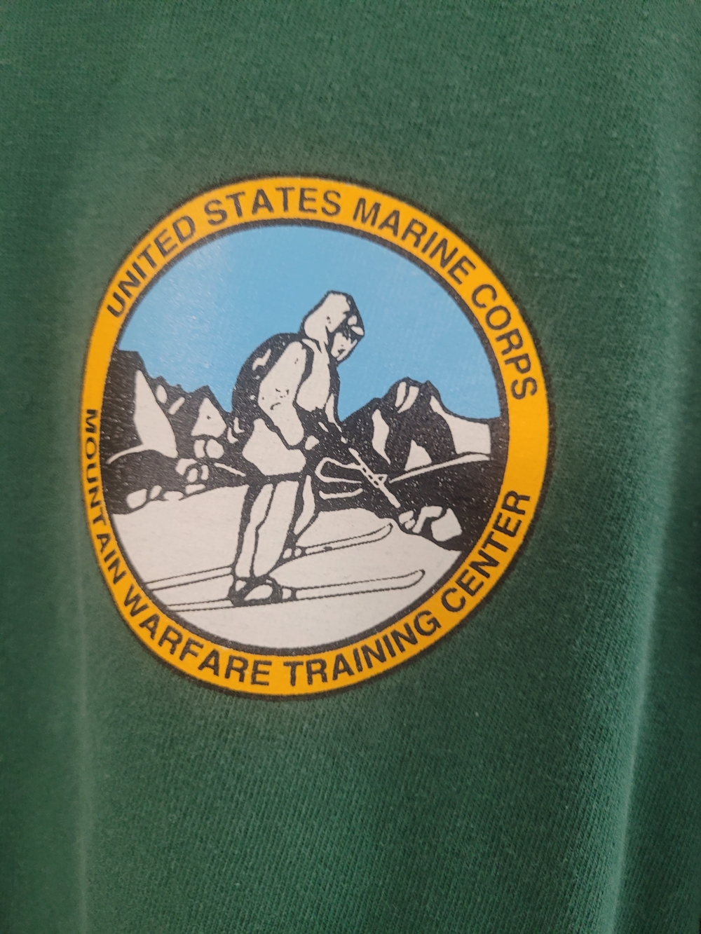 USMC Mock Turtleneck shirt from the Mountain Warfare Training Center - Picture 2 of 8